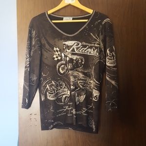 Shirt Motorcycle Themed